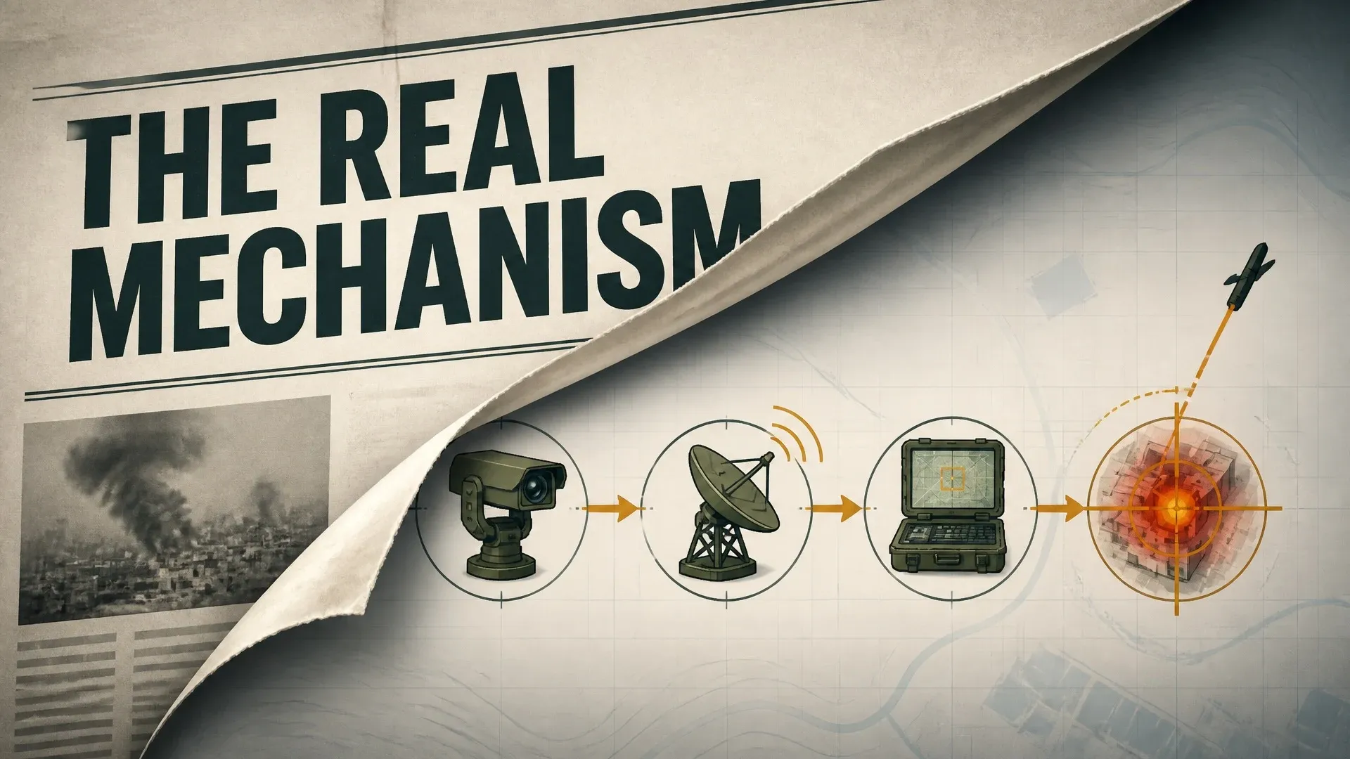 A diagram links reconnaissance, communication, and attack to show the drone detect-to-strike chain.